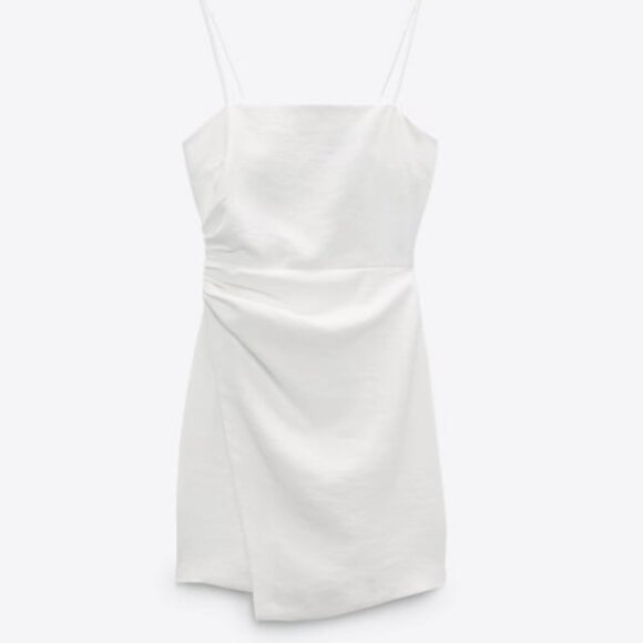 Zara Short White Dress - Picture 1 of 6